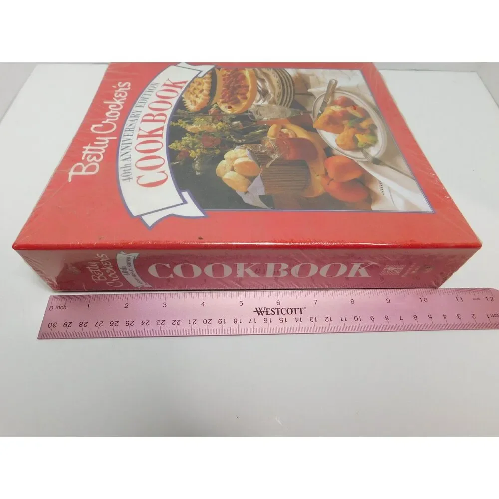 Betty Crocker's 40th Anniversary Cookbook Unopened Ring Binder in Wrap NOS